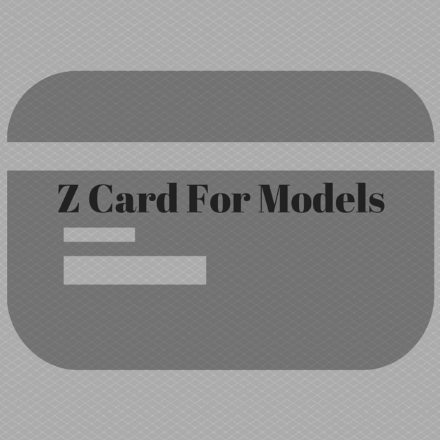 The Z Card For Models: What's That? - UK Models